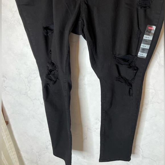 Levi’s 711 Black Skinny Jeans - Picture 4 of 8